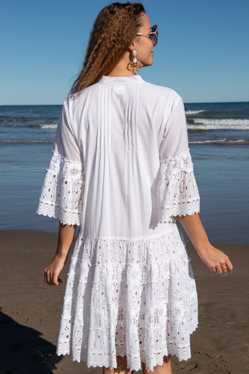 Tunikakleid Weiß 5065 F FRESH COTTON
